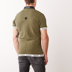 Leather Polo Army // Army (M)
