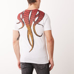 Octopus T-Shirt // White (2XL)