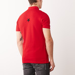 Metal Stars Polo // Red (M)