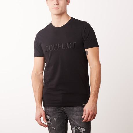 Logo Stitch T-Shirt // Black (XS)