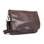 Leather Messengerbag // Dark Brown