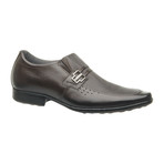 Buckle Slip-On Dress Shoes // Brown (US: 12)