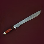Damascus Steel Kukri Knife