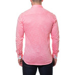 Wall Street Jersey Dress Shirt // Pink (2XL)