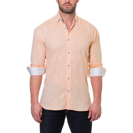 Luxor Dress Shirt // Lino Orange (S)