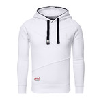 Kapuzen Sweater // White (XL)