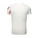 Eagle Round T-Shirt // White (XL)