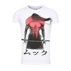 Samurai Sword T-Shirt // White (XL)