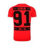 Long 91 T-Shirt // Red (S)