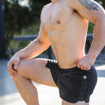 Laser Running Short // Black (XL)