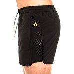 Laser Running Short // Black (XL)