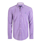 Aether Dress Shirt // Purple + Navy (S)