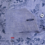 Caerus Dress Shirt // Blue + Navy (S)