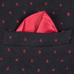 Indus Blazer Jacket // Black + Red (S)