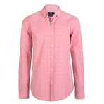 Aeolus Dress Shirt // Orange + Pink (XL)