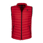 Classic Puff Vest // Red (XL)