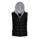 Hooded Vest // Black (S)