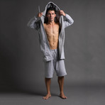 Robe + Shorts // Gray (L/XL)