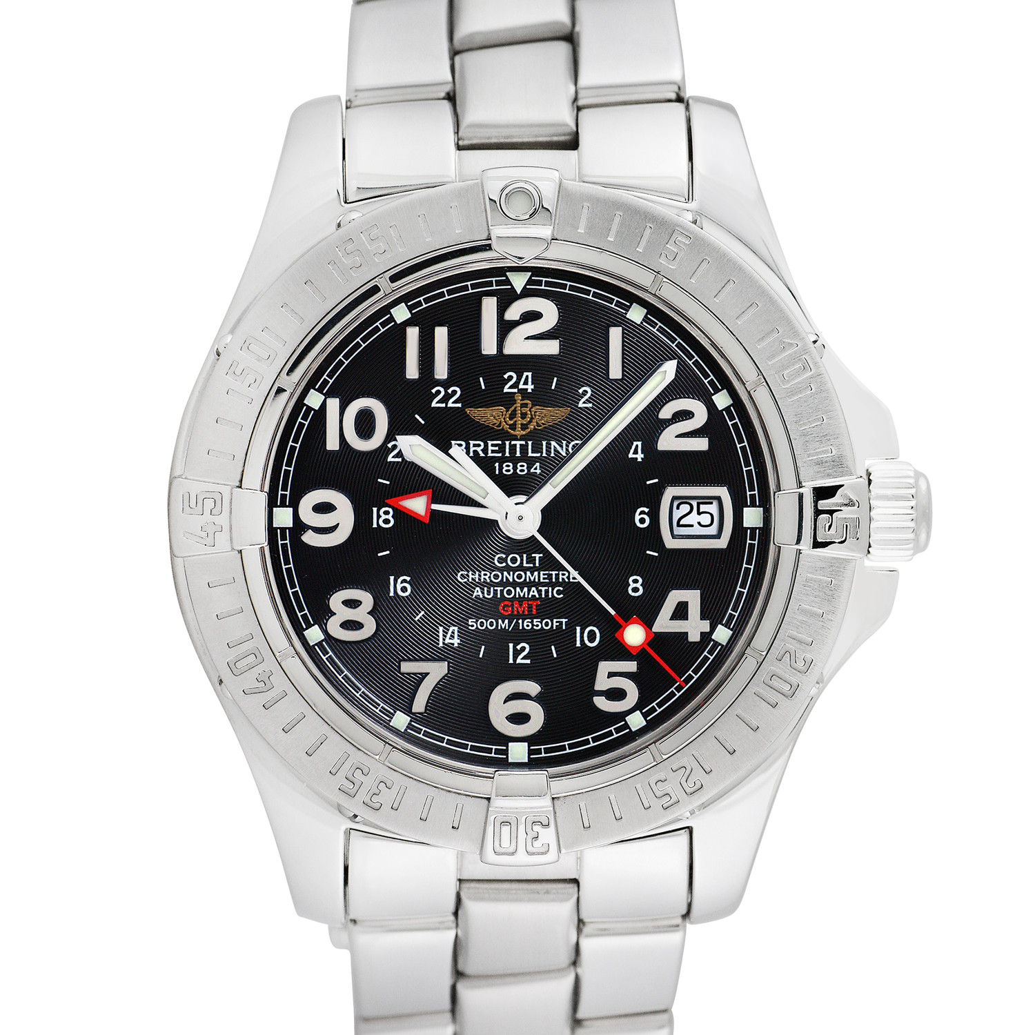 Breitling Colt GMT Automatic // A32350 // Pre-Owned - Breitling - Touch ...