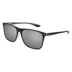 Puma // Rivet V3 Sunglasses // Black + Silver Mirror