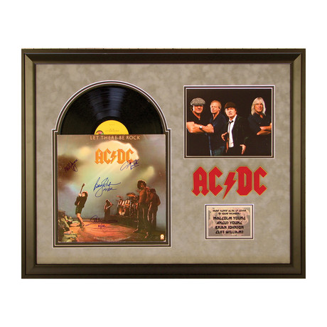 AC DC // Let There Be Rock // Signed LP