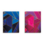 Stained Glass C // Set of 2 (Small)