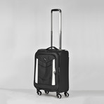 Wayfarer // White + Black (22” Exp. Carry-on Spinner)