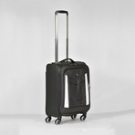 Wayfarer // White + Black (22” Exp. Carry-on Spinner)