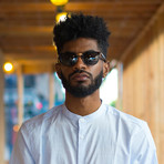 Unisex Olson Sunglasses // Black + 24K Gold