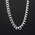 Cuban Pave Chain // Silver (22"L)