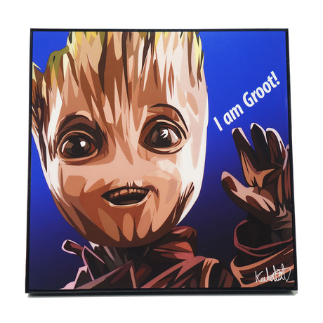 Groot (10"W x 10"H x 1"D)