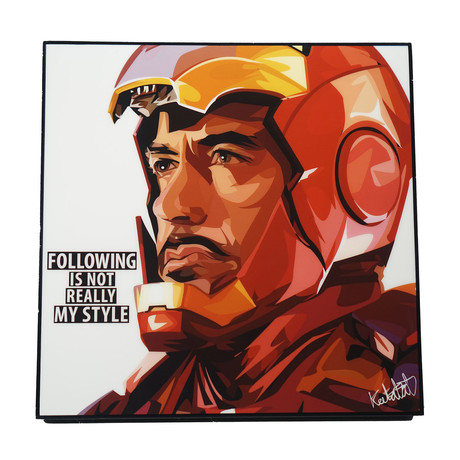 Ironman V1 (10"W x 10"H x 1"D)