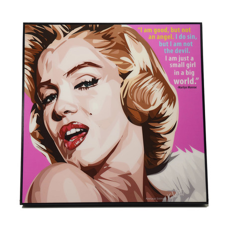 Marilyn Monroe (10"W x 10"H x 1"D)