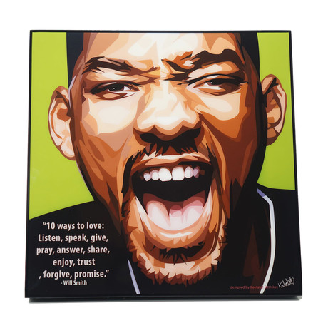 Will Smith (10"W x 10"H x 1"D)