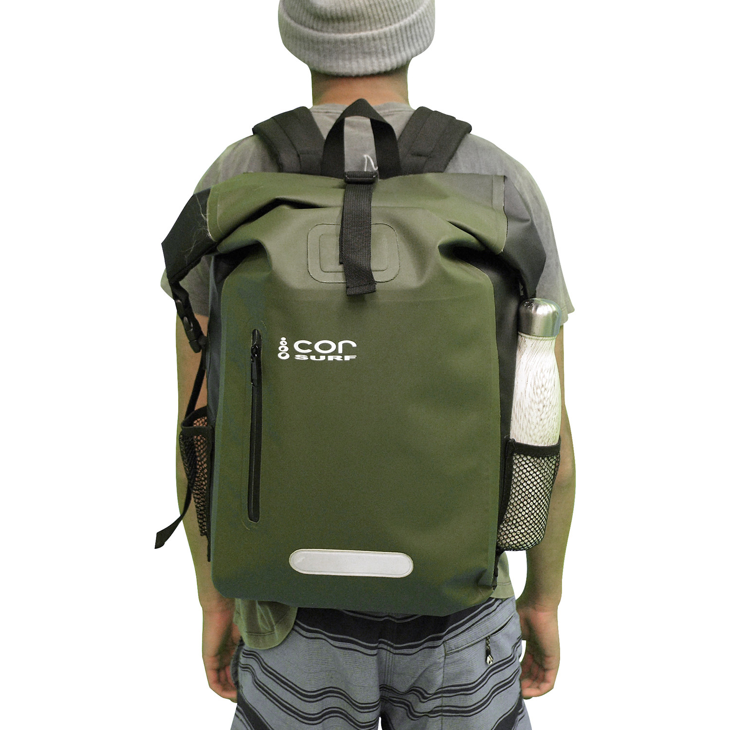 Waterproof Dry Backpack // 40L // Green - COR Surf - Touch of Modern