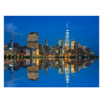 Freedom Tower And Lower Manhattan Reflection (Framed // 26"W x 20"H)