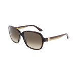 Women's Rectangle Sunglasses // Tortoise + Brown