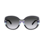 Ferragamo // Women's Classic Sunglasses // Gray + Azure + Gray Gradient