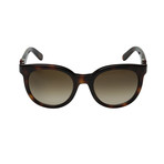 Ferragamo // Women's SF783S Sunglasses // Havana + Brown Gradient