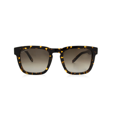 Ferragamo // SF827S Sunglasses // Tortoise + Brown Gray Gradient