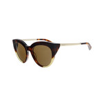 Ferragamo // Women's SF855S Sunglasses // Tortoise + Turtle + Brown