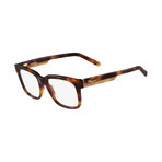 Ferragamo // Men's Square Eyeglasses // Havana