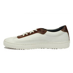 Fedele Sneakers // White + Brown (Euro: 41)