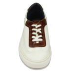 Fedele Sneakers // White + Brown (Euro: 45)