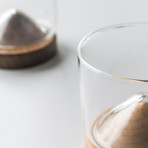 Mountain Whiskey Glass // Set of 2 (Walnut)