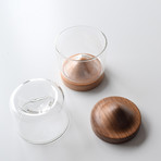 Mountain Whiskey Glass // Set of 2 (Walnut)