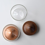 Mountain Whiskey Glass // Set of 2 (Walnut)