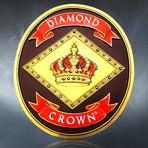 Diamond Crown Cigars // Original Vintage Ceramic Sign