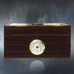 Art Deco High Gloss Lacquer // Luxury Cigar Humidor 35Ct