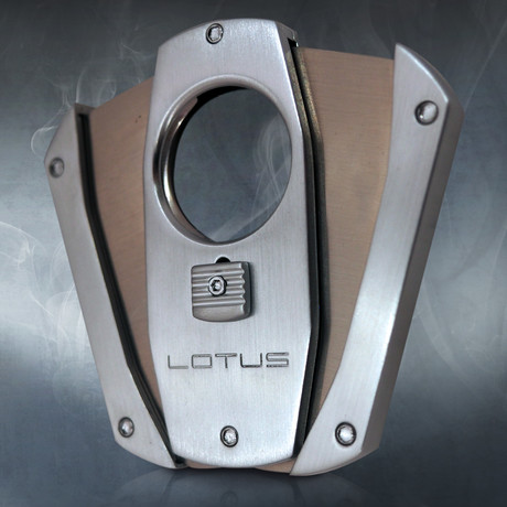 Lotus Cigar Premium Cutter // Stainless Steel Double Blade